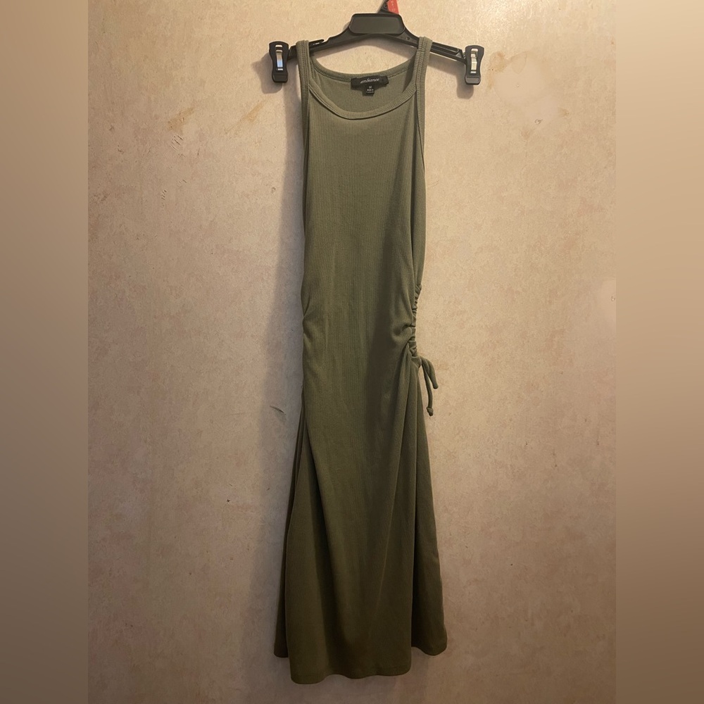 Ambiance Olive Green Maxi Dress